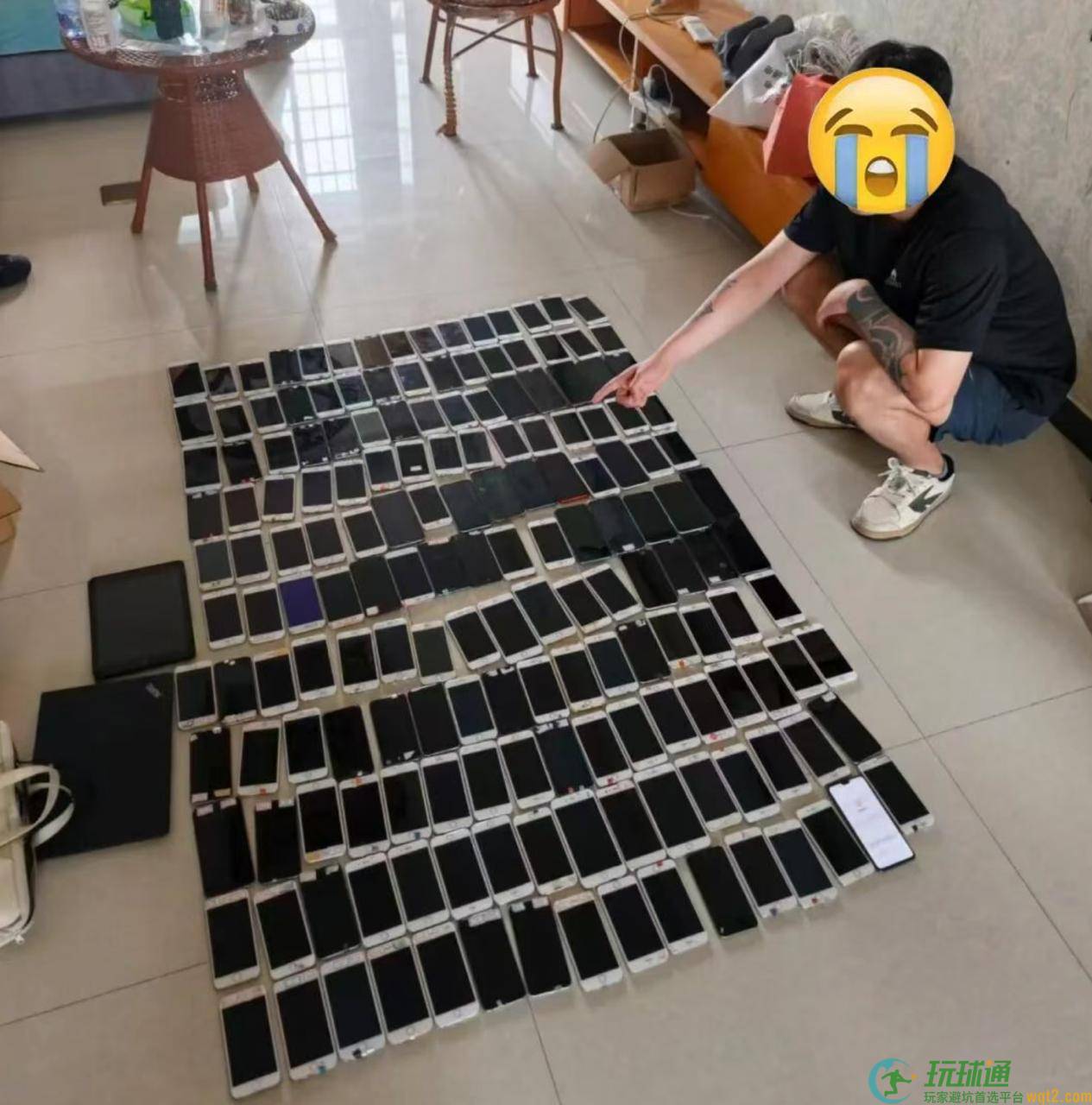 湖南常德警方破获出租房“跑分”洗钱案 缴获180余部作案手机