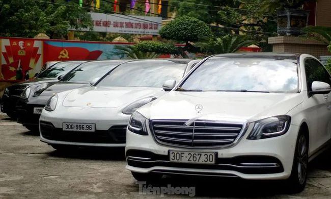 越南河内警方破获特大网络DB案，查封价值百亿的豪车